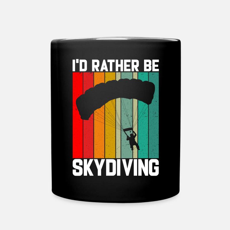 Je préfère sauter en parachute. Pour - Mug uni - noir