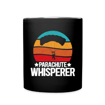 Murmure de parachute. pour les parachutistes et - Mug uni - noir - Devant