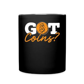 Collection de pièces numismate de collection de pièces - Mug uni - noir - Devant