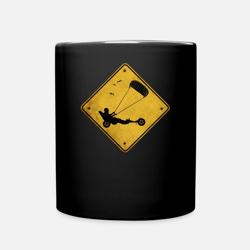 Beach Kite Windracer Land Kite Kite Beach Sailor - Mug uni - noir