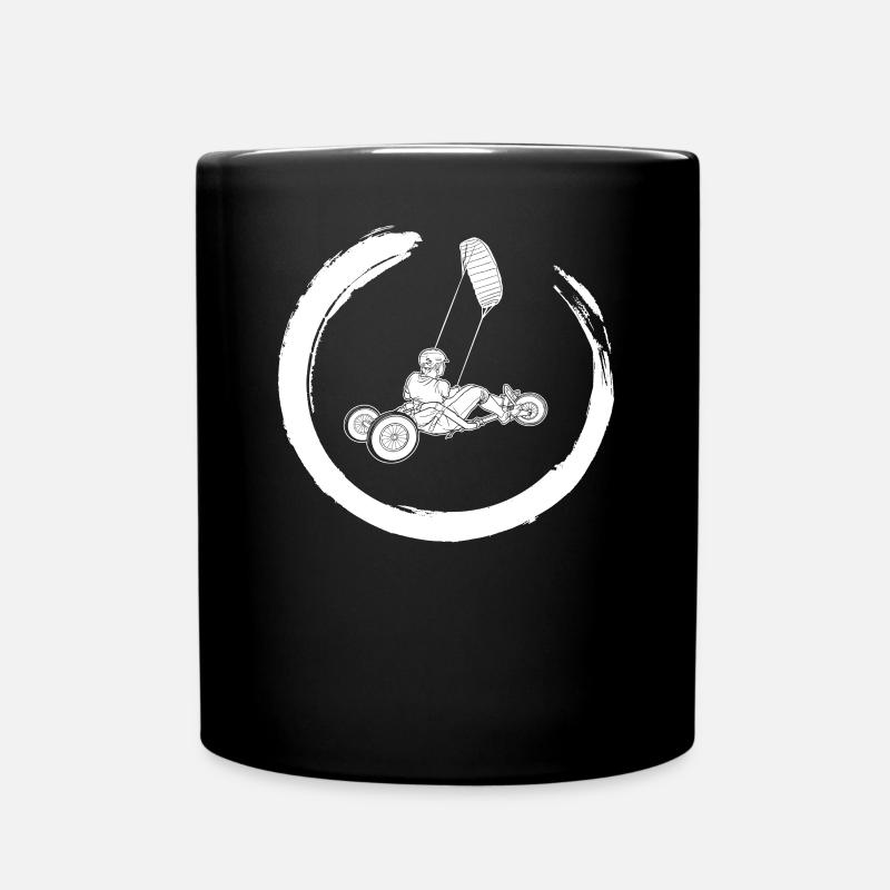 Beach Kite Windracer Land Kite Kite Beach Sailor - Mug uni - noir