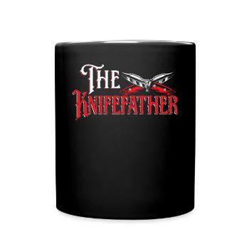 The Knifefather Knife sammelt Best Dad Ever - Tasse einfarbig - Schwarz - Vorne
