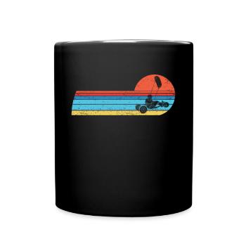 Strand-Kite Windracer Land-Kite Kite-Strandsegler - Tasse einfarbig - Schwarz - Vorne