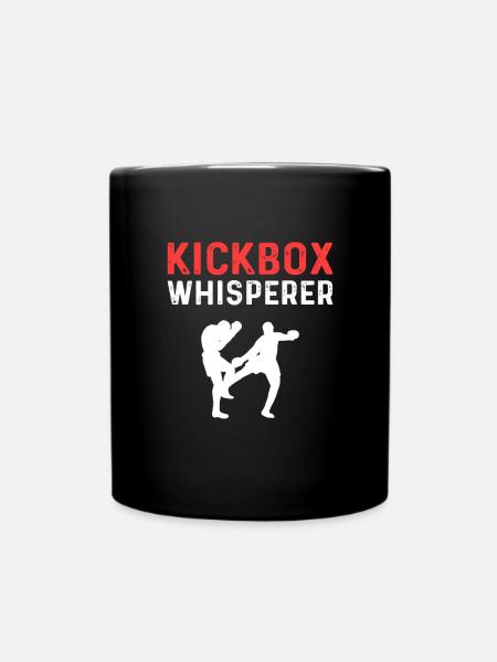Kickbox-flüsterer. Für Kickboxer. Kickboxen - Tasse einfarbig - Schwarz