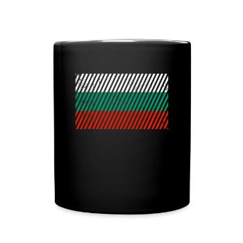 Drapeau bulgare - Mug uni - noir - Devant