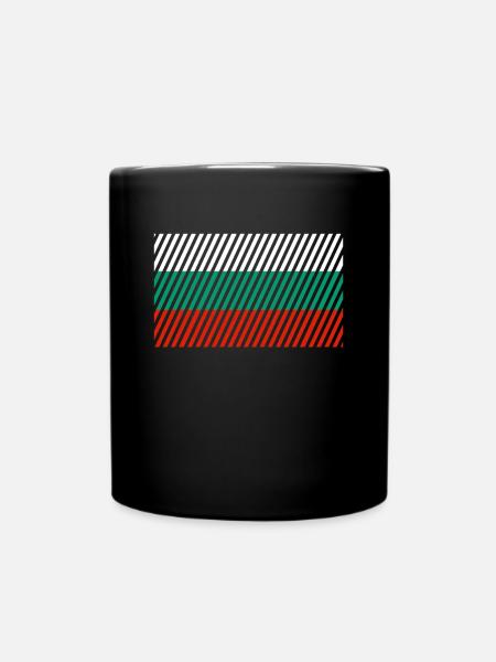 Bulgarien Flagge - Tasse einfarbig - Schwarz
