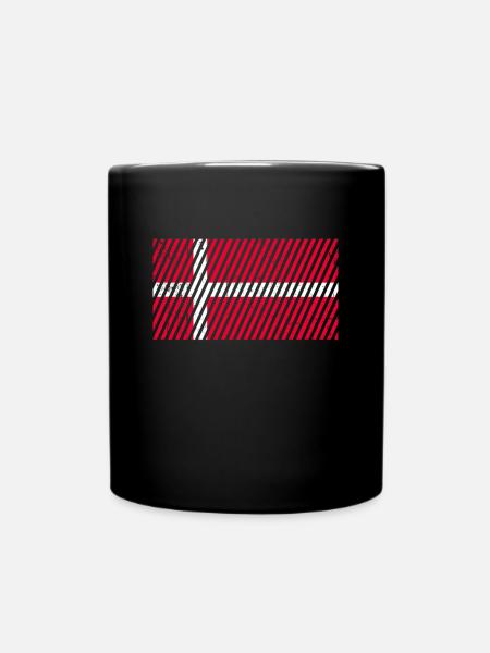 Drapeau du Danemark - Mug uni - noir