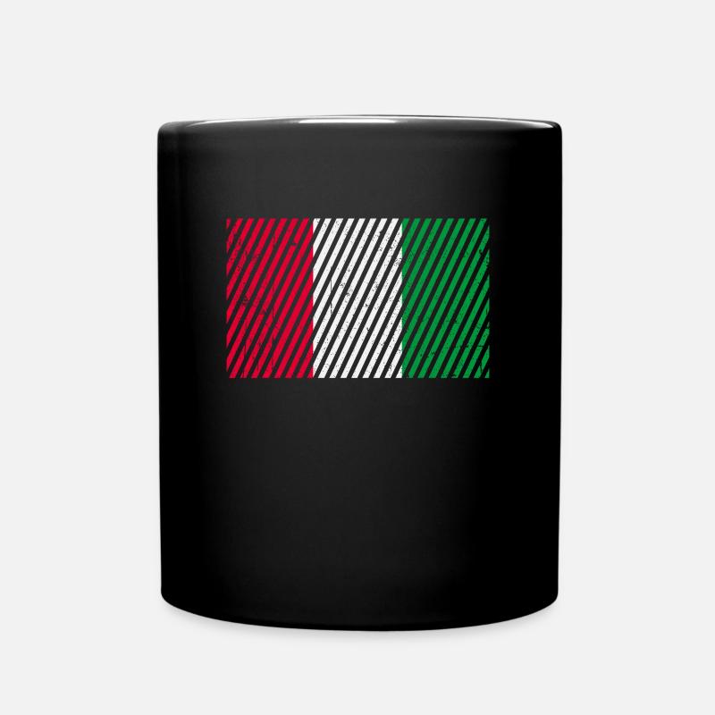 Drapeau italien - Mug uni - noir