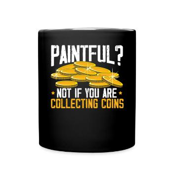 Collecte de pièces de collection numismate - Mug uni - noir - Devant