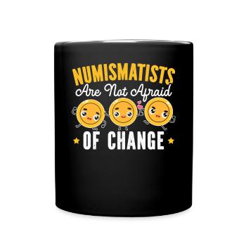 Collecte de pièces de collection numismate - Mug uni - noir - Devant