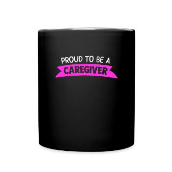 Geriatric Nurse Gift Carer - Full Colour Mug - black - Front