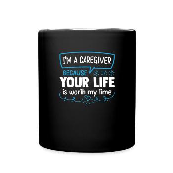 Soignant Infirmier soignant - Mug uni - noir - Devant