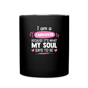 Geriatric Nurse Gift Carer - Full Colour Mug - black - Front