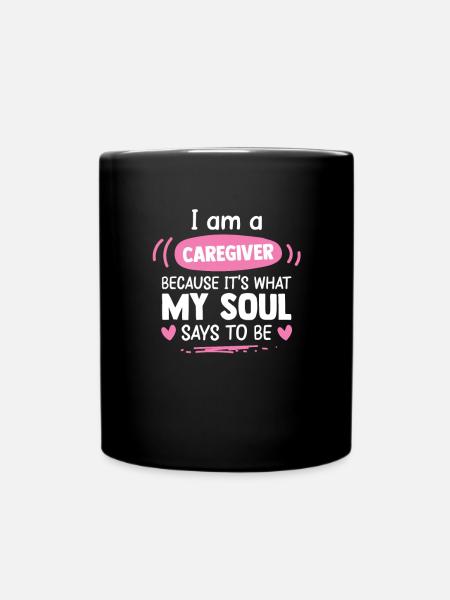 Infirmière gériatrique Gift Carer - Mug uni - noir