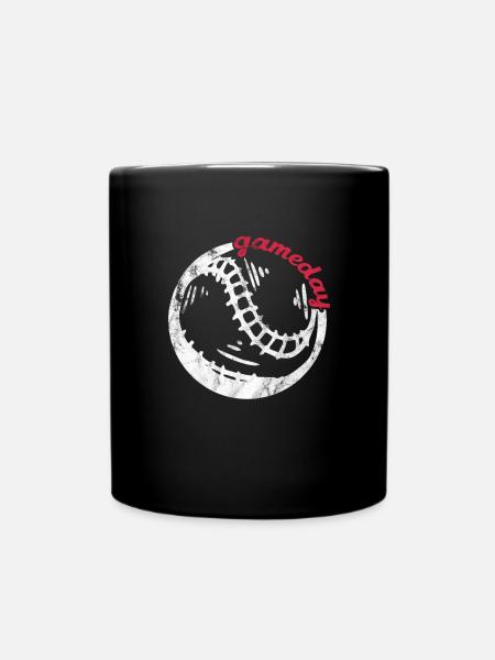 Softball - Tasse einfarbig - Schwarz