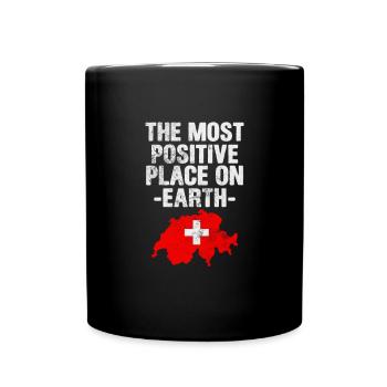 Suisse Suisse Alpes Suisses Cadeau - Mug uni - noir - Devant