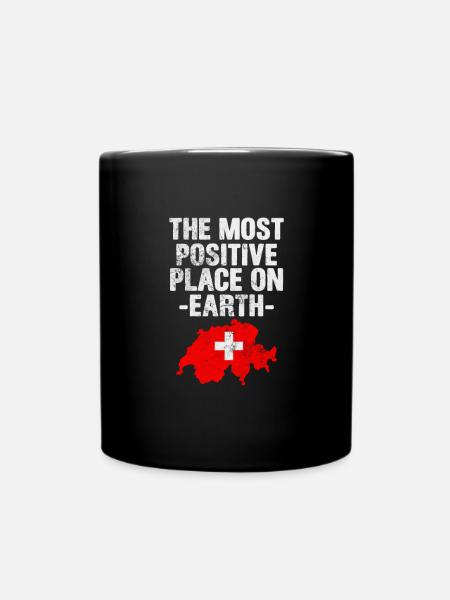 Suisse Suisse Alpes Suisses Cadeau - Mug uni - noir