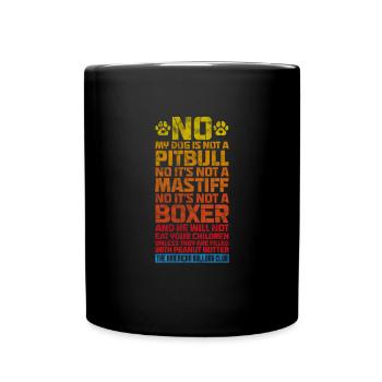American Bulldog Dog Dog Lovers Cadeau - Mug uni - noir - Devant