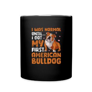American Bulldog Dog Dog Lovers Cadeau - Mug uni - noir - Devant