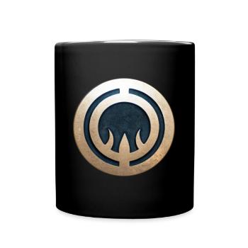 AI Medal #2 - Full Colour Mug - black - Front