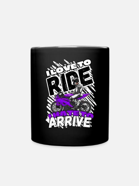 Moto Lifestyle / Moto / Moto motard - Mug uni - noir