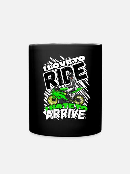 Motorcycle Lifestyle / Motorcycle / Motorcycle biker - Full Colour Mug - black