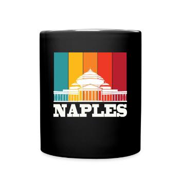 Southern Italy Naples Italian Home Holidays on - Full Colour Mug - black - Front
