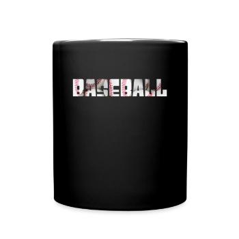 baseball - Full Colour Mug - black - Front