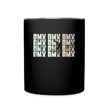 BMX - Tasse einfarbig - Schwarz - Vorne