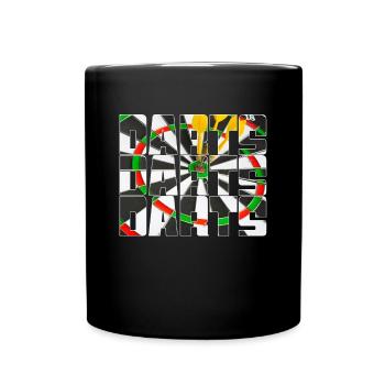 Dart - Tasse einfarbig - Schwarz - Vorne