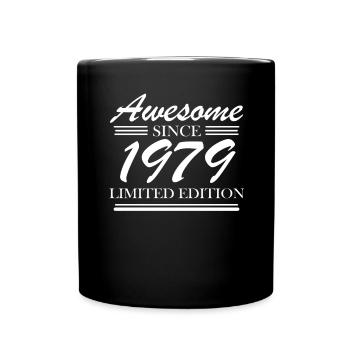 1979 - Jahrgang 1979 - Tasse einfarbig - Schwarz - Vorne