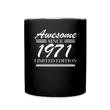 1971 - Born 1971 - Full Colour Mug - black - Front