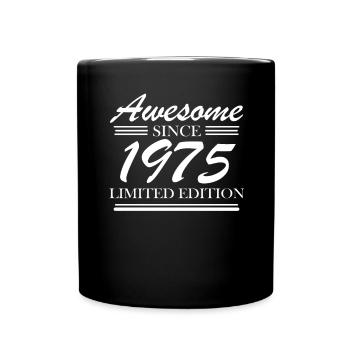 1975 - Born 1975 - Full Colour Mug - black - Front