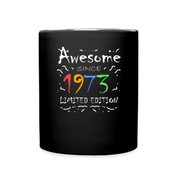 1973 - Born 1973 - Full Colour Mug - black - Front