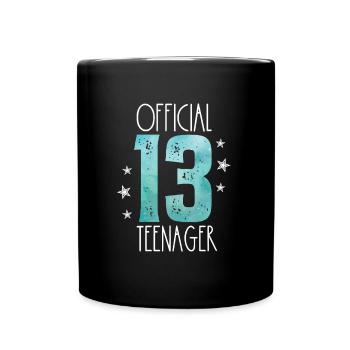 Officiel 13 adolescents - Mug uni - noir - Devant