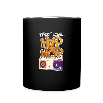 Hip Hop Rap Musik Rapper Hiphop Geschenk - Tasse einfarbig - Schwarz - Vorne