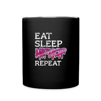 Hip Hop - Tasse einfarbig - Schwarz - Vorne