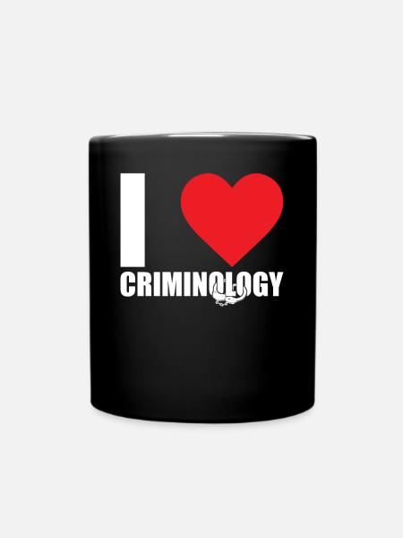 Criminologue Criminologie Informations nutritionnelles - Mug uni - noir