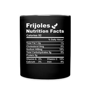 Frijoles - Mug uni - noir - Devant