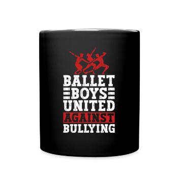 Ballet Dancers Boys Dancing Funny Ballet - Full Colour Mug - black - Front