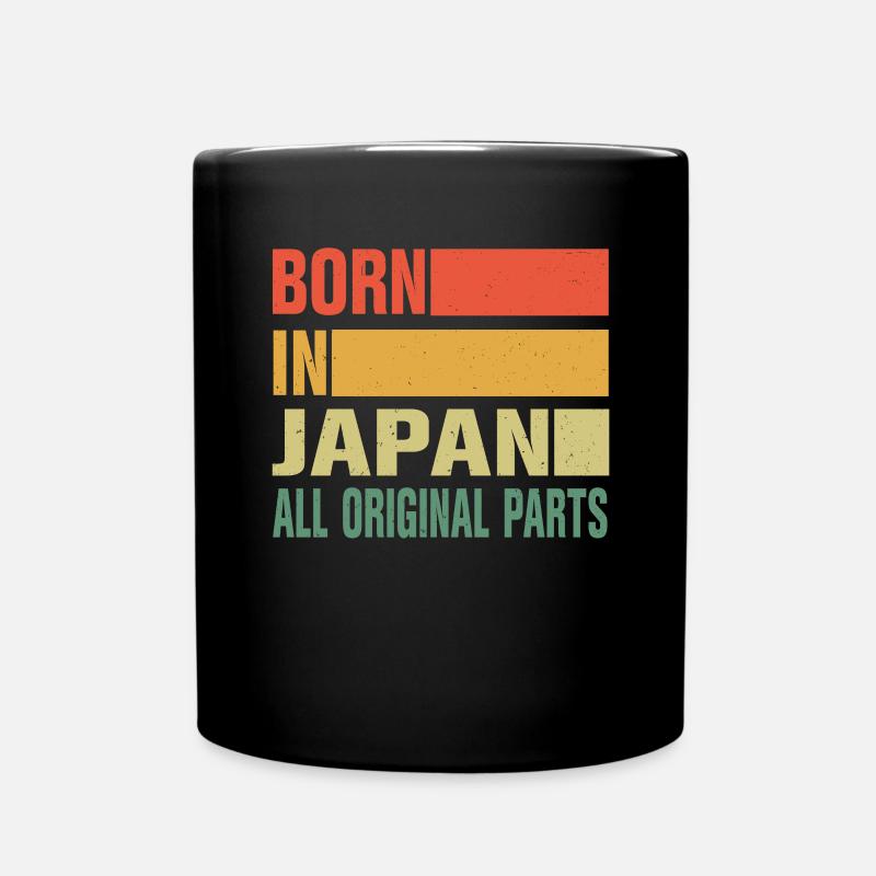 Born in Japan - Full Colour Mug - black