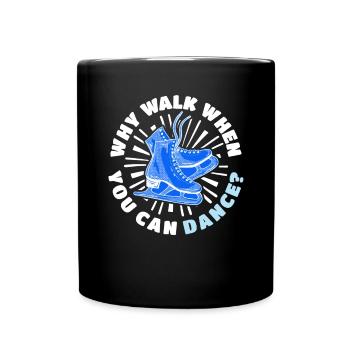 Ice skating Figure skating - Full Colour Mug - black - Front