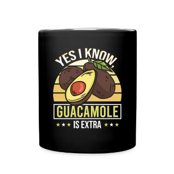 De Mayo Vegetarian Vegan Mexican - Full Colour Mug - black - Front