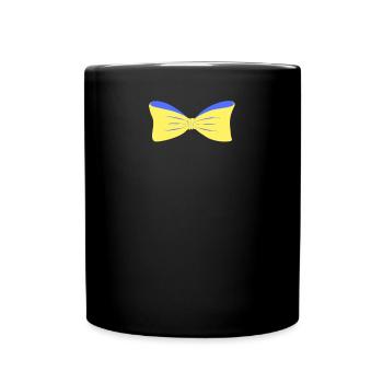 Drapeau ukrainien Cadeau Mouche Jaune Bleu - Mug uni - noir - Devant
