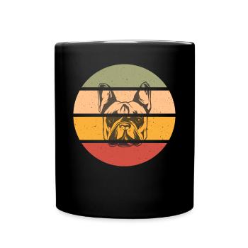 Vêtements rétro pour Bulldog - Mug uni - noir - Devant