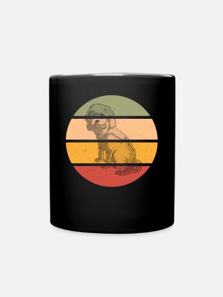 Retro clothing for Cockapoo - Full Colour Mug - black