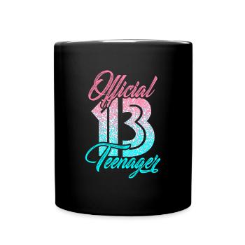 Officiel 13 adolescents - Mug uni - noir - Devant