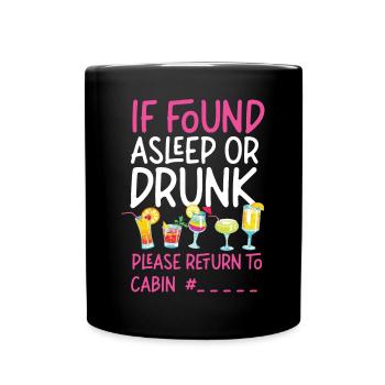 Cruise Ship Vacation Friends - Tasse einfarbig - Schwarz - Vorne