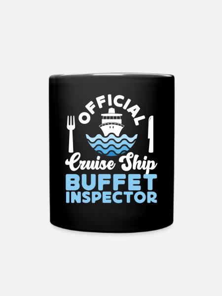 Cruise Ship Vacation Official - Full Colour Mug - black