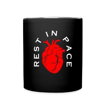 Open-heart surgery Rest in Pace - Full Colour Mug - black - Front